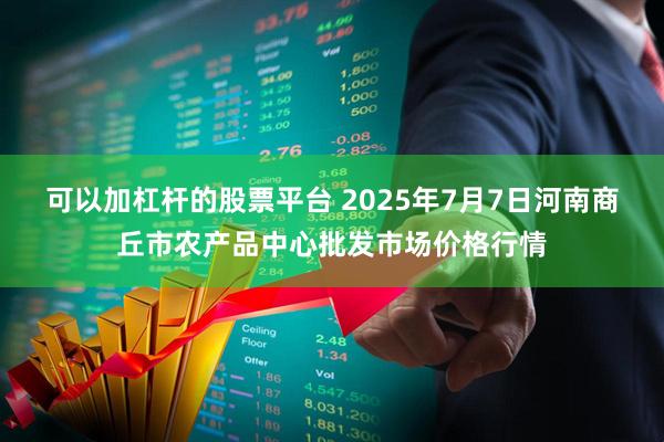可以加杠杆的股票平台 2025年7月7日河南商丘市农产品中心批发市场价格行情