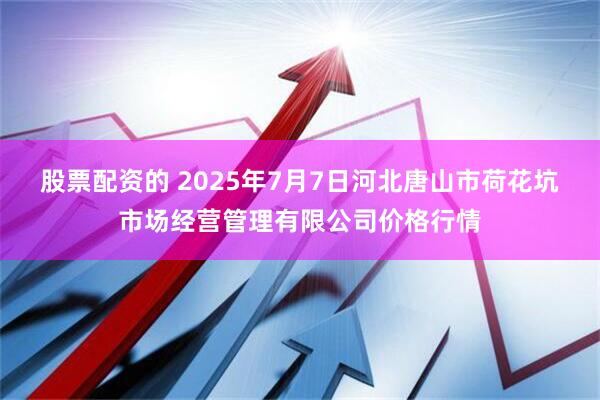 股票配资的 2025年7月7日河北唐山市荷花坑市场经营管理有限公司价格行情